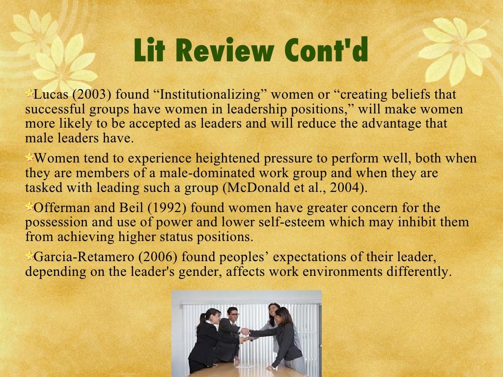 Female Leadership Ppt