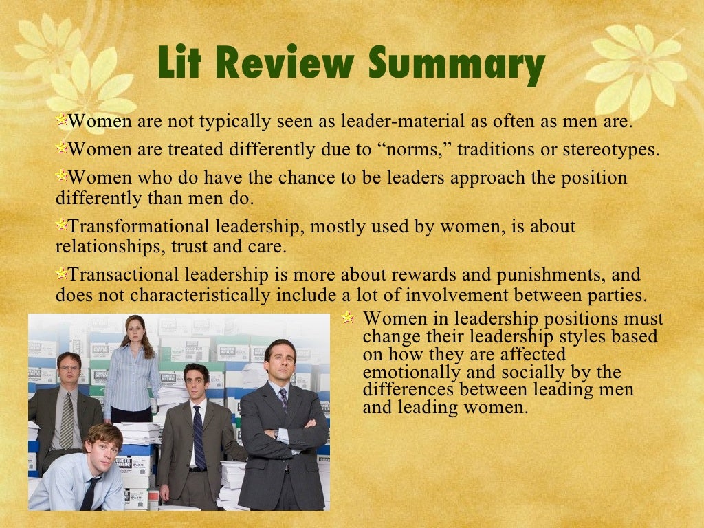 Female Leadership Ppt
