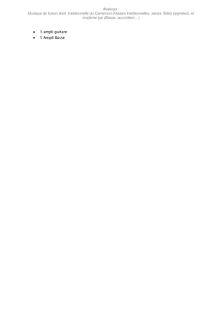 Fiche Technique Abakuya2009