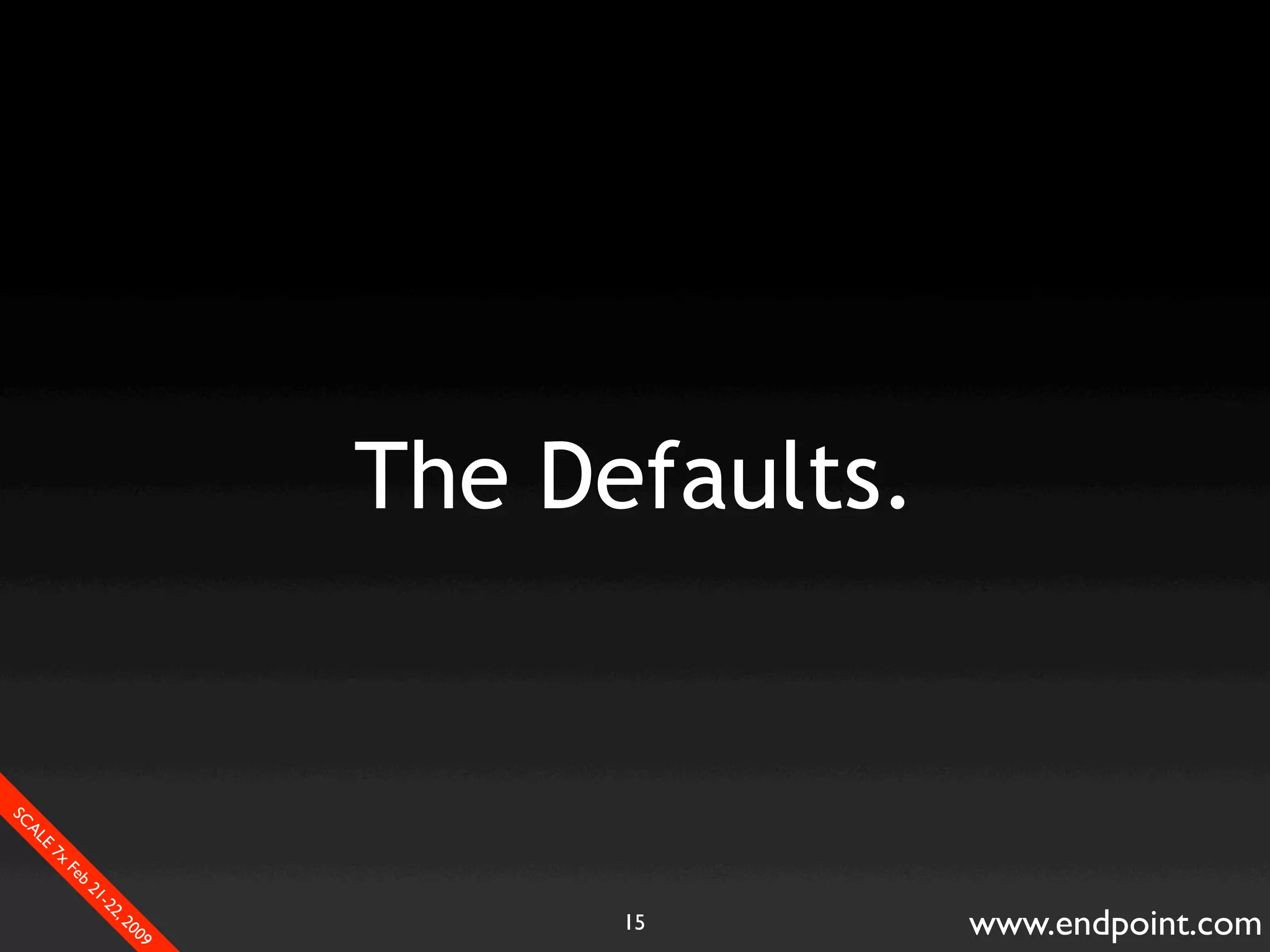 What Assumptions Make: Filesystem I/O from a database perspective