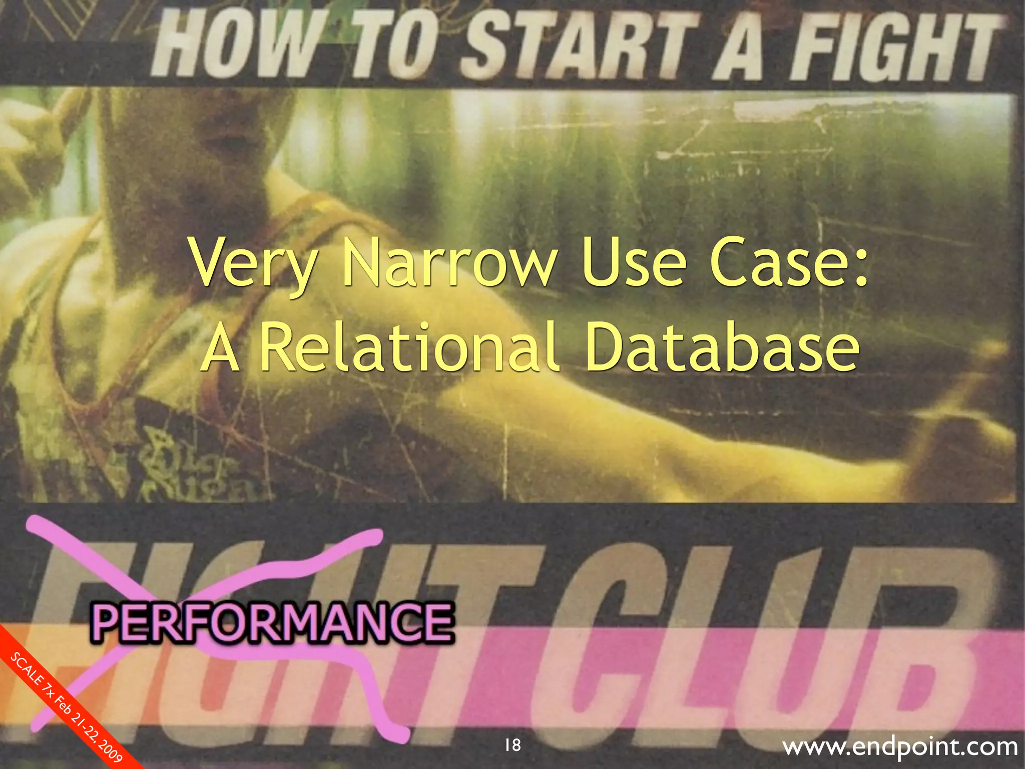 What Assumptions Make: Filesystem I/O from a database perspective