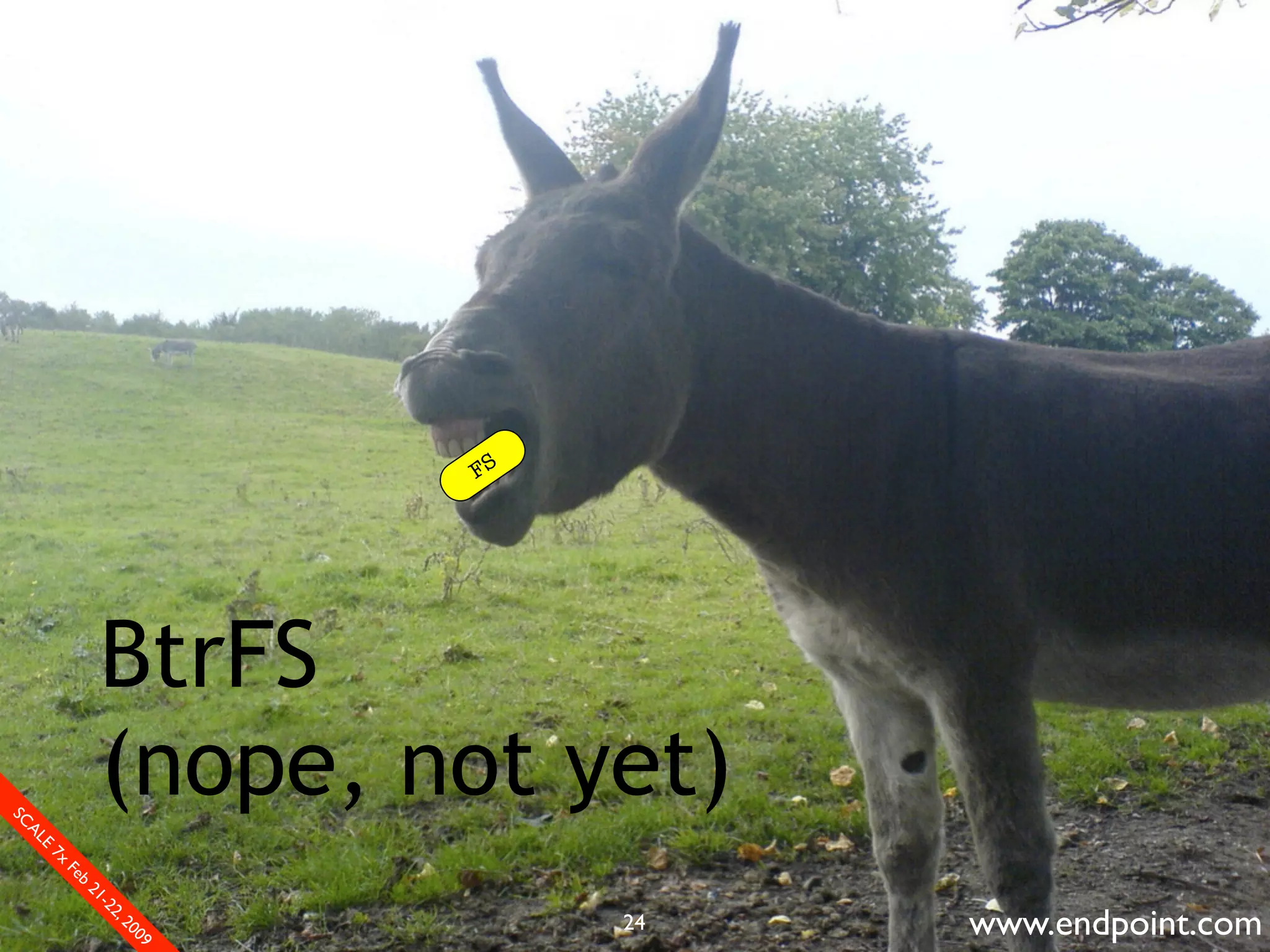 What Assumptions Make: Filesystem I/O from a database perspective