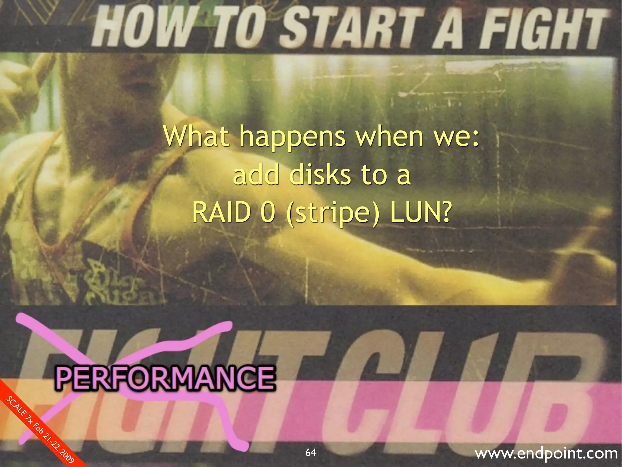 What Assumptions Make: Filesystem I/O from a database perspective