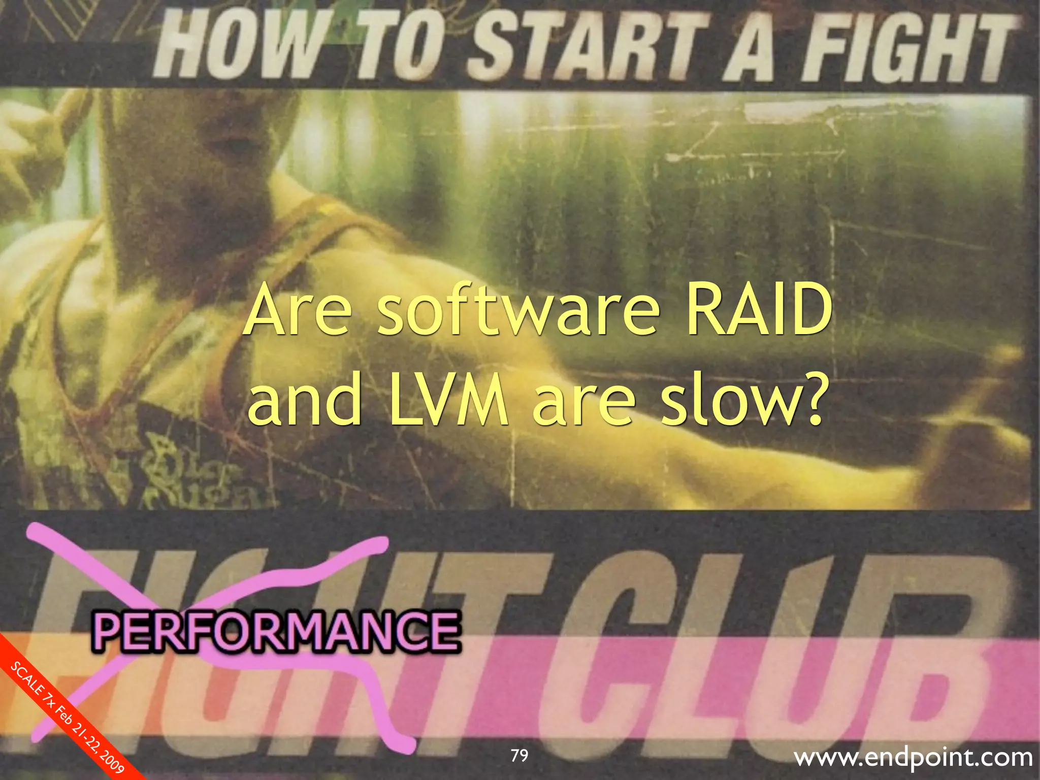 What Assumptions Make: Filesystem I/O from a database perspective