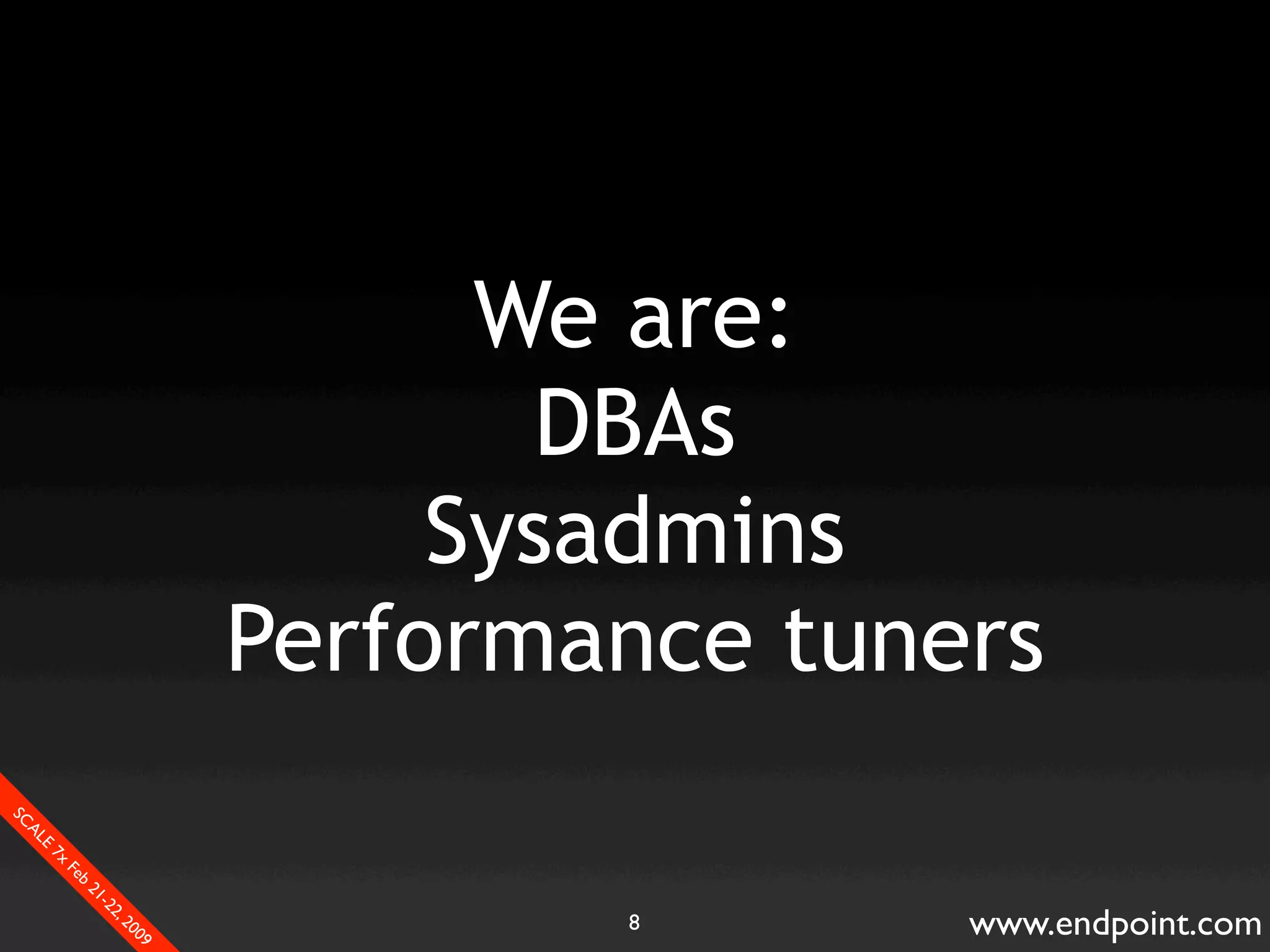 What Assumptions Make: Filesystem I/O from a database perspective