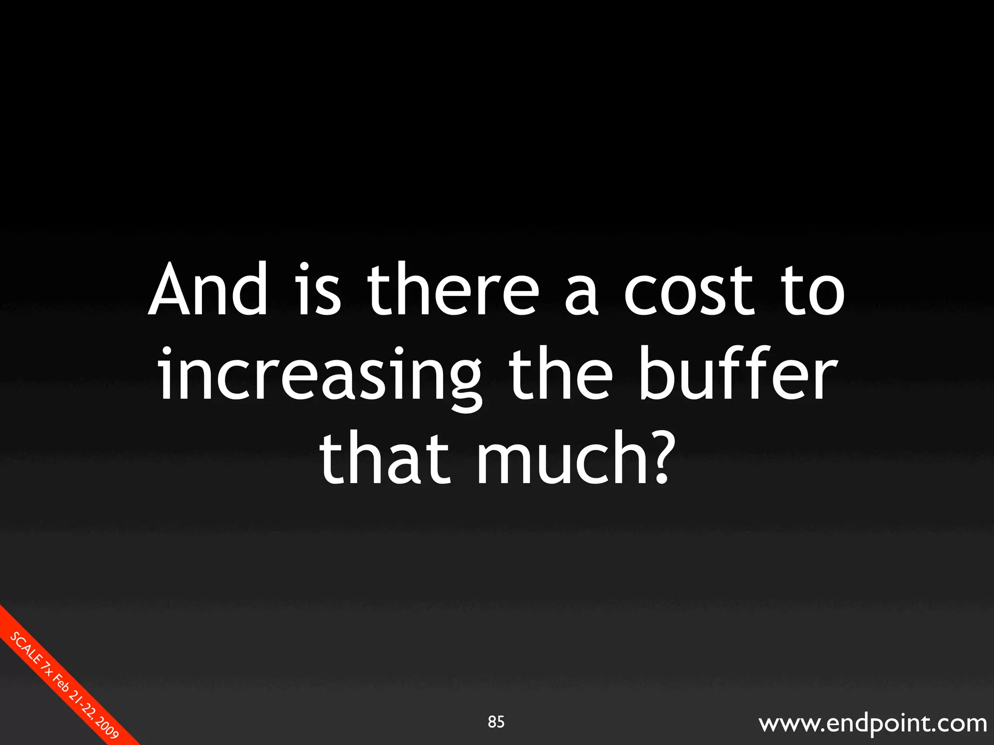 What Assumptions Make: Filesystem I/O from a database perspective