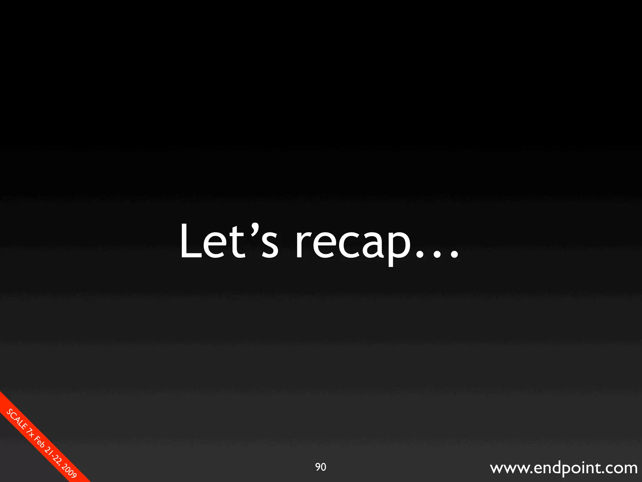What Assumptions Make: Filesystem I/O from a database perspective