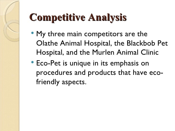 Writing business plan veterinary clinic