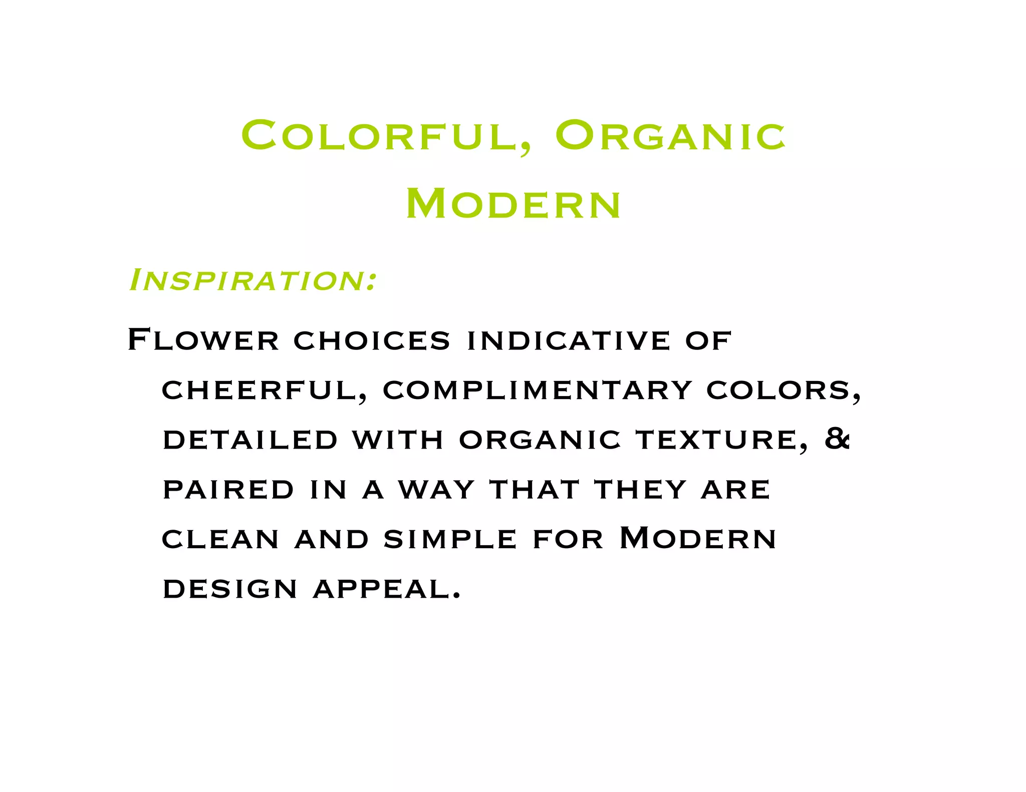 Flower Design Portfolio