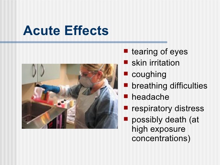 Formaldehyde Exposure in Embalmers