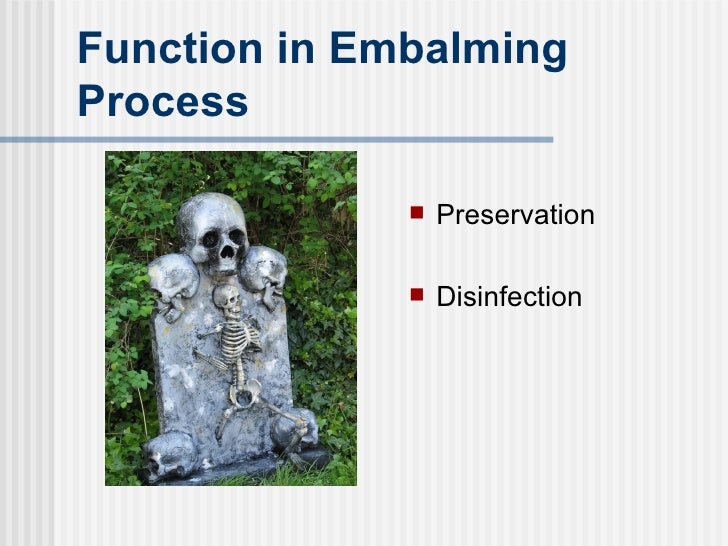 Formaldehyde Exposure in Embalmers