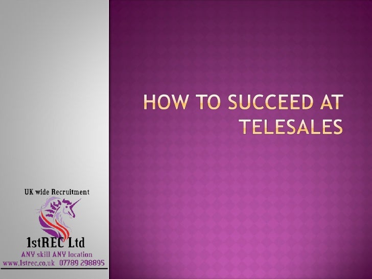 tele sales training