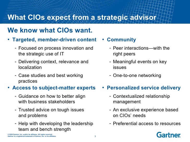 Gartner For Cio