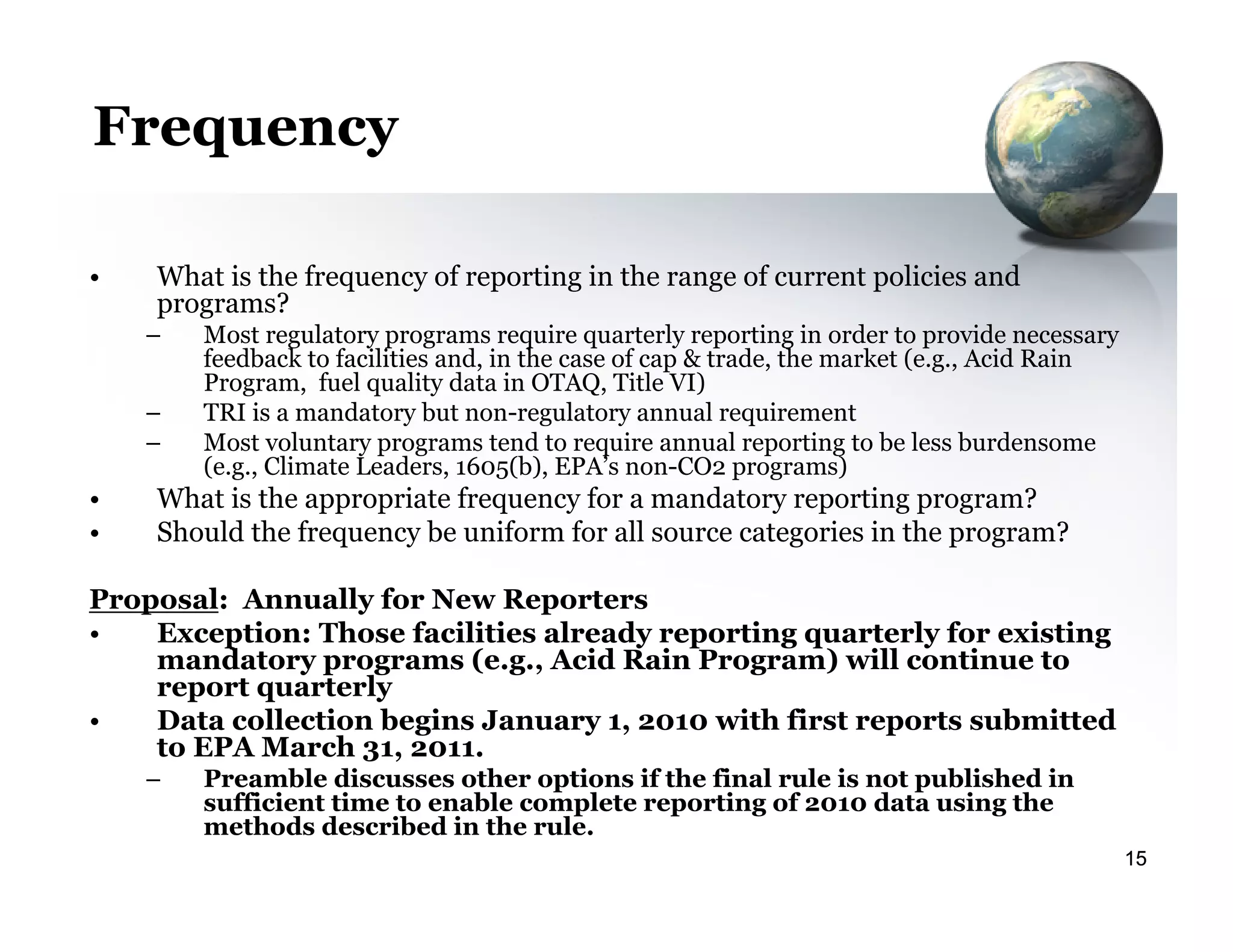GHG Mandatory Reporting Rule Overview