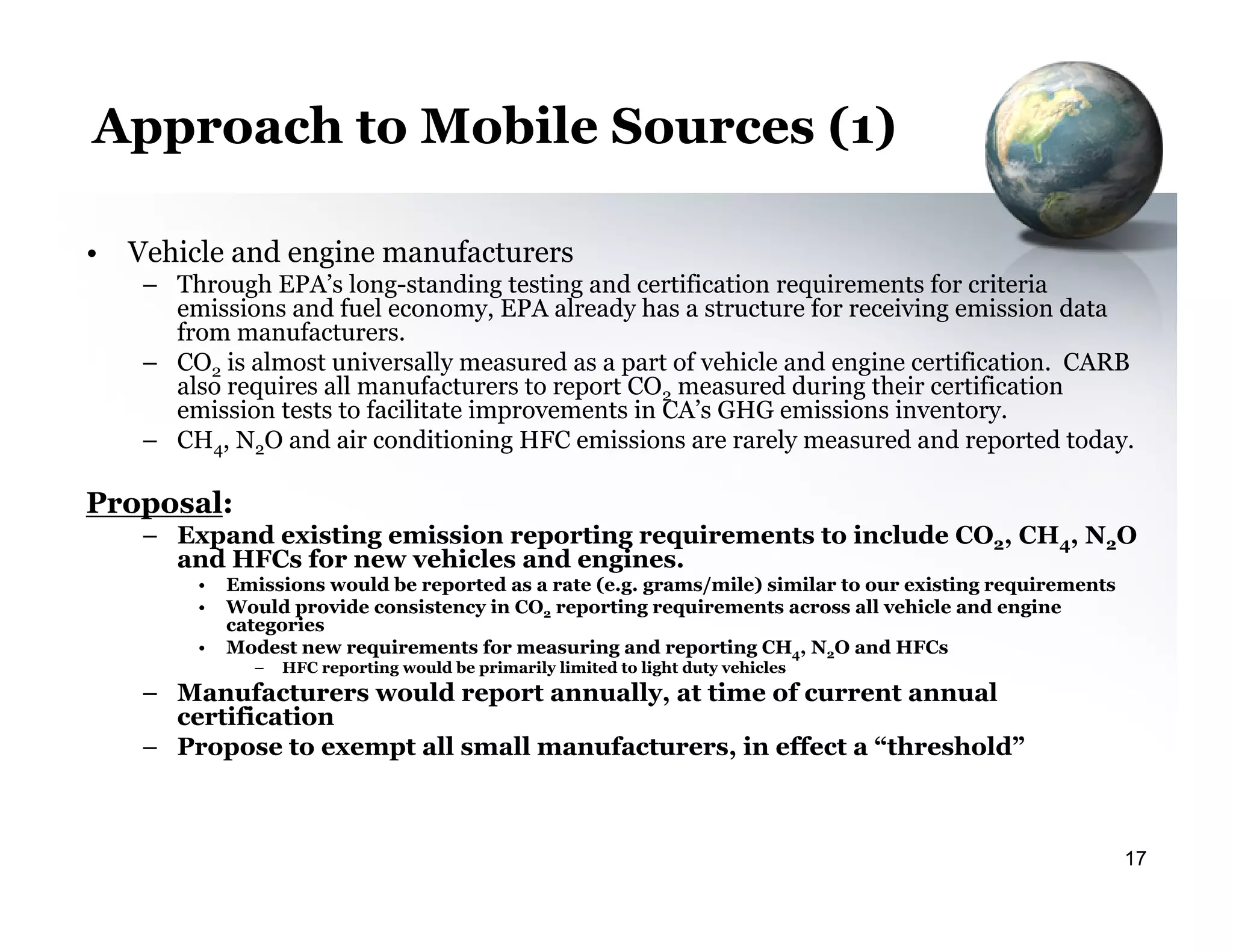 GHG Mandatory Reporting Rule Overview