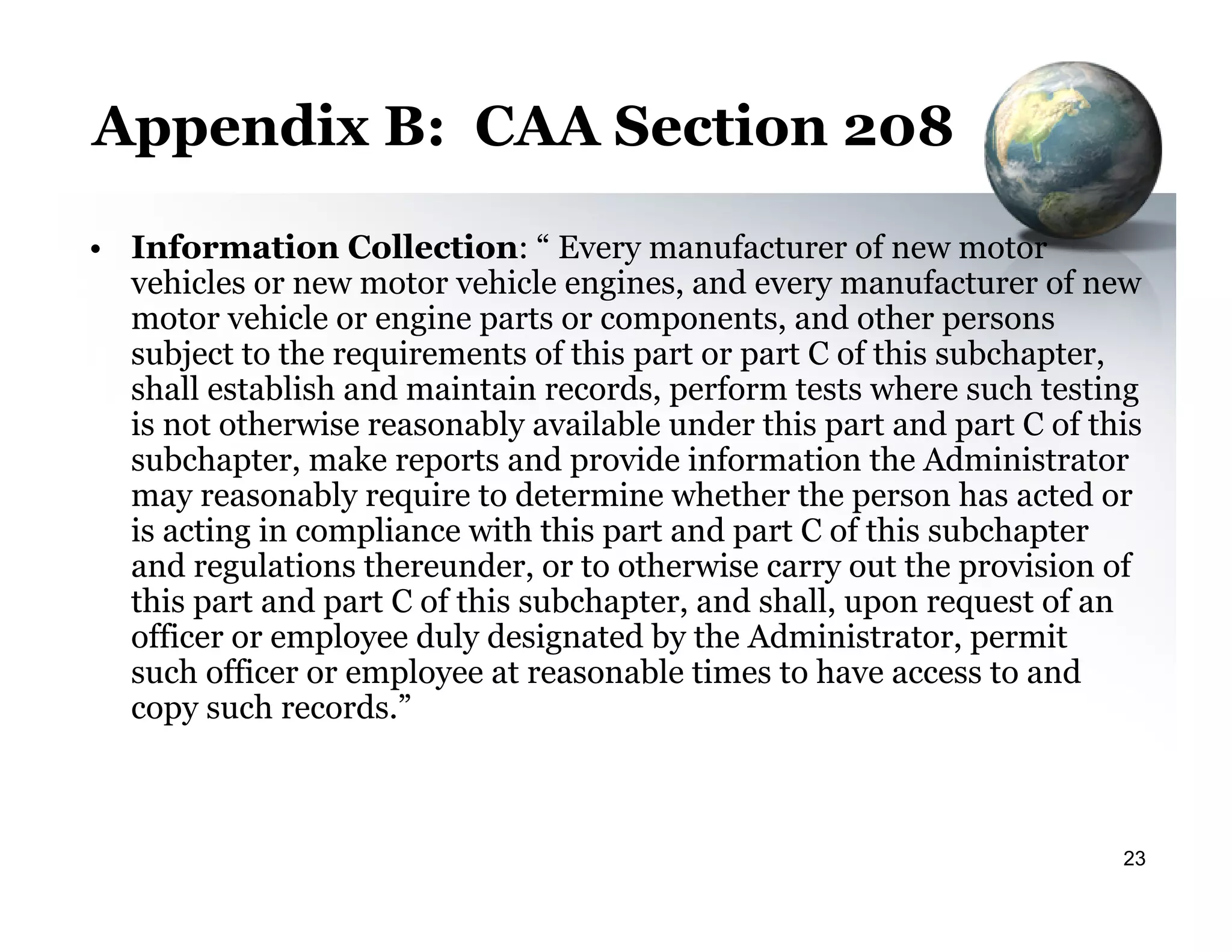 GHG Mandatory Reporting Rule Overview