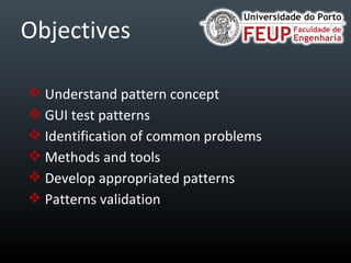 GUI Test Patterns | PPT