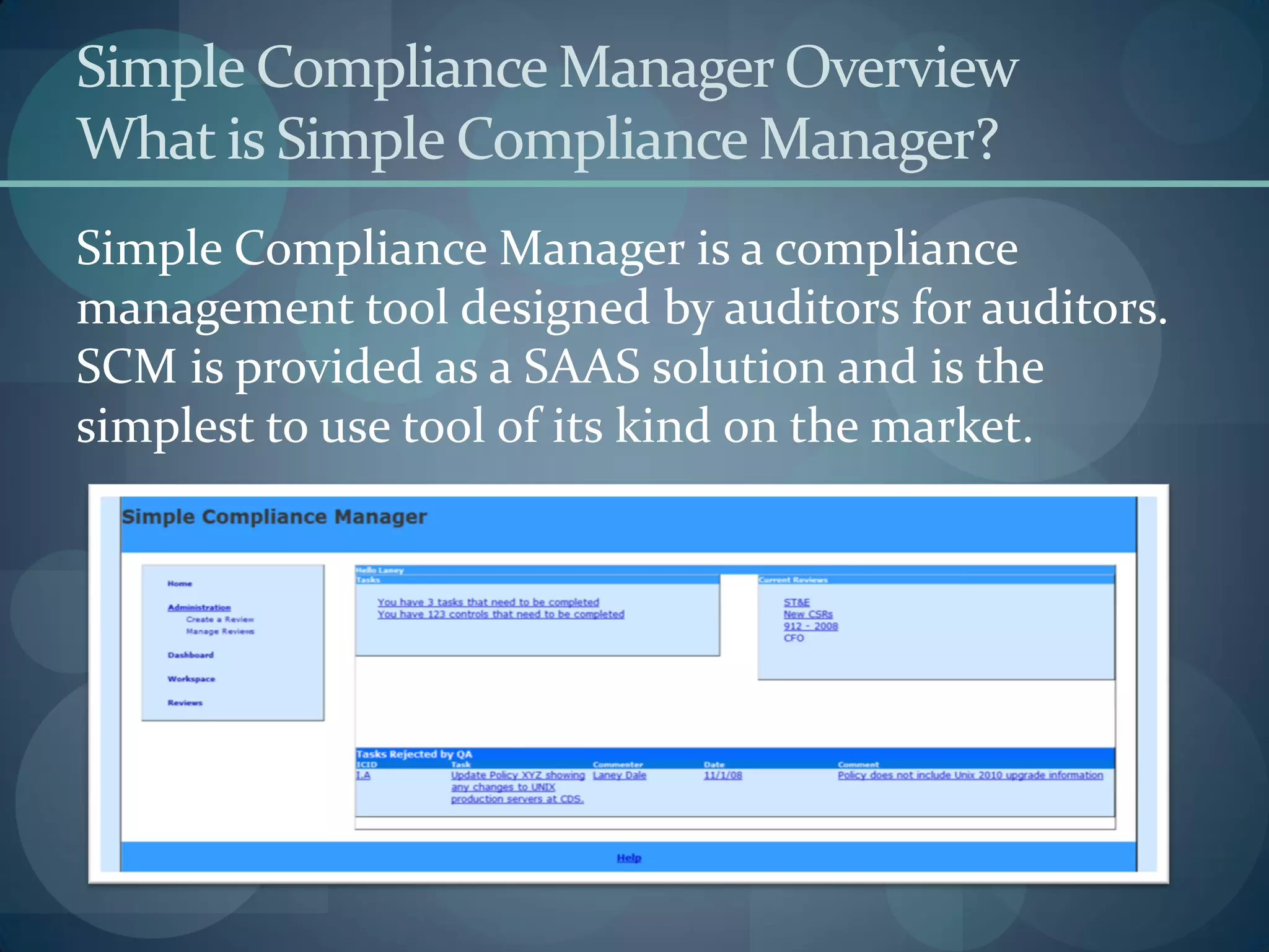 Gartner Briefing Simple Compliance Manager Nu Opus PPT
