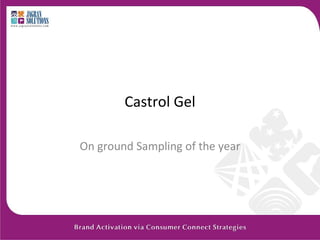 Castrol Gel On ground Sampling of the year 