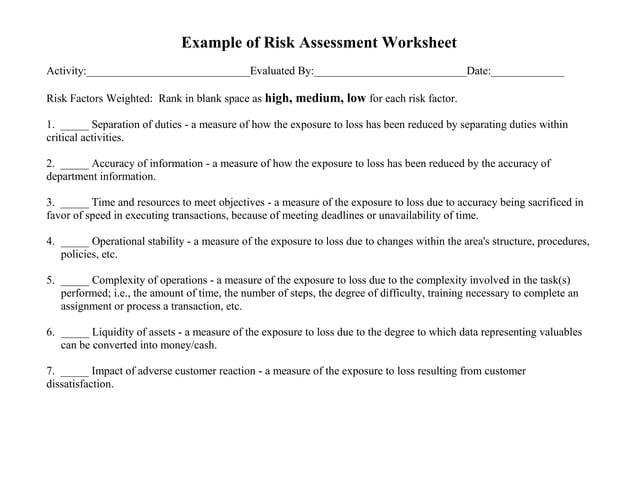 General Employee Risk Management Course | PPT