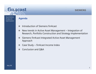 Generating Alpha Based On Forecasts Integrated Active Asset Management Mitev Kuehrer