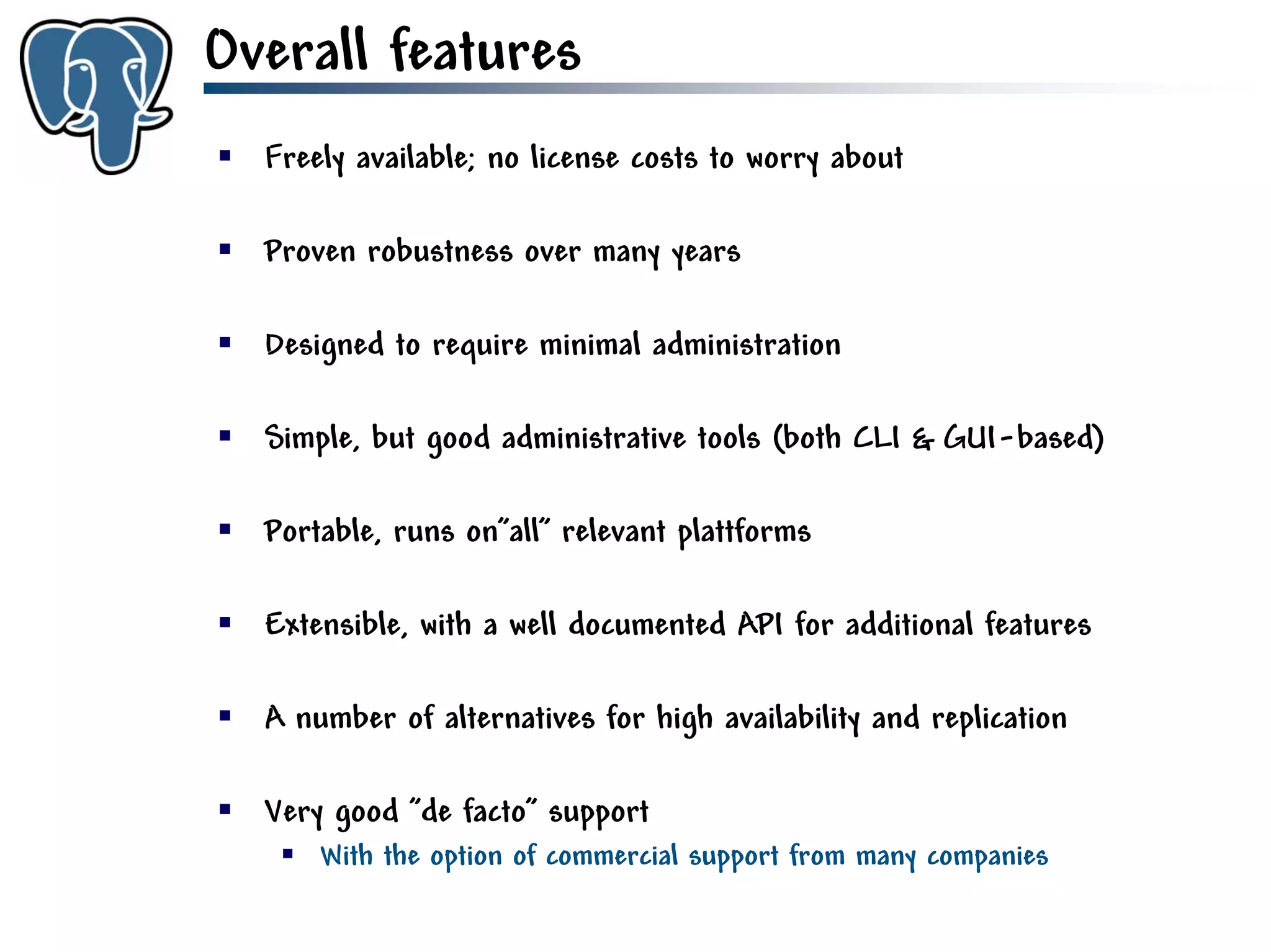 Get to know PostgreSQL!