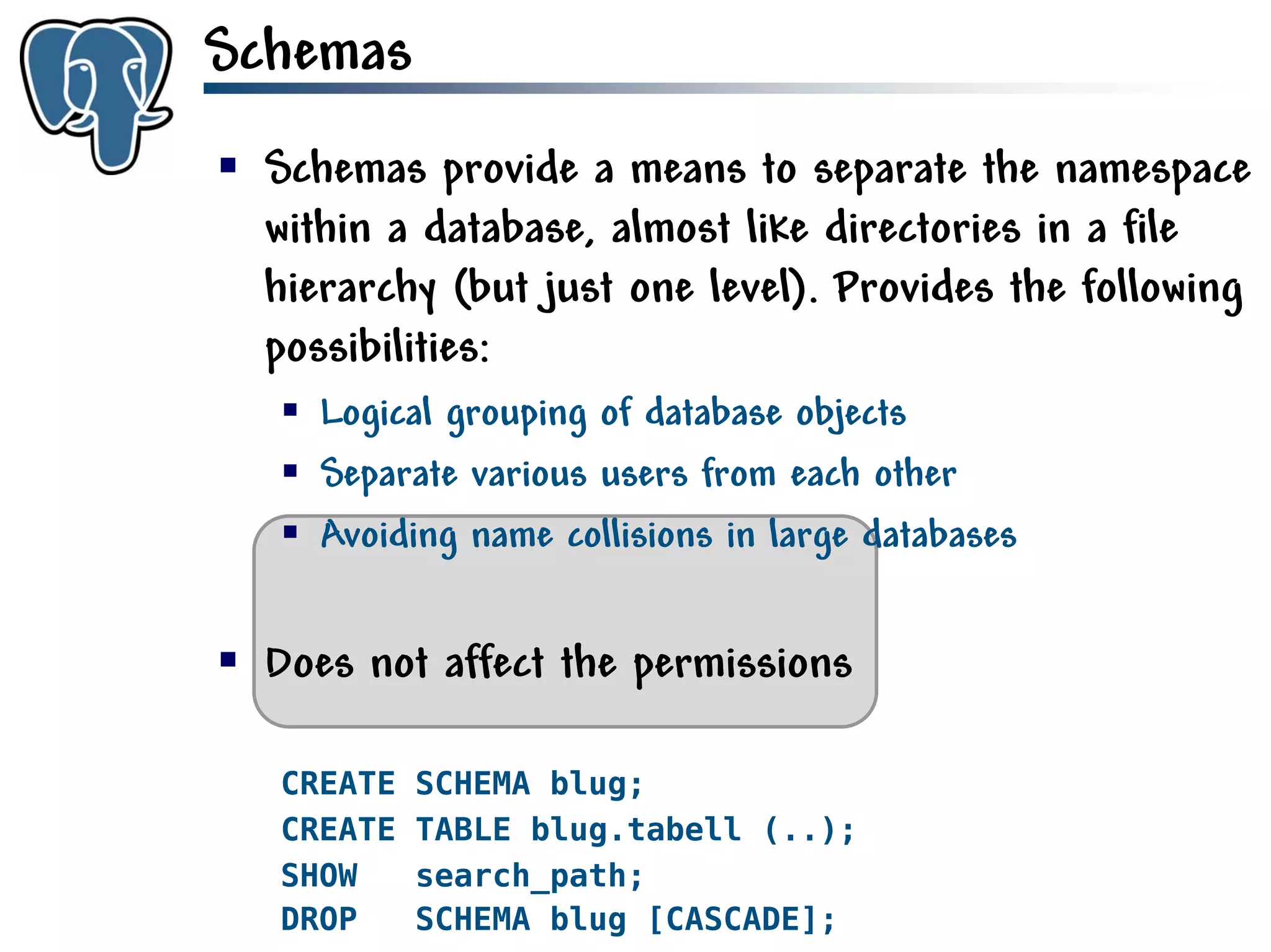 Get to know PostgreSQL!