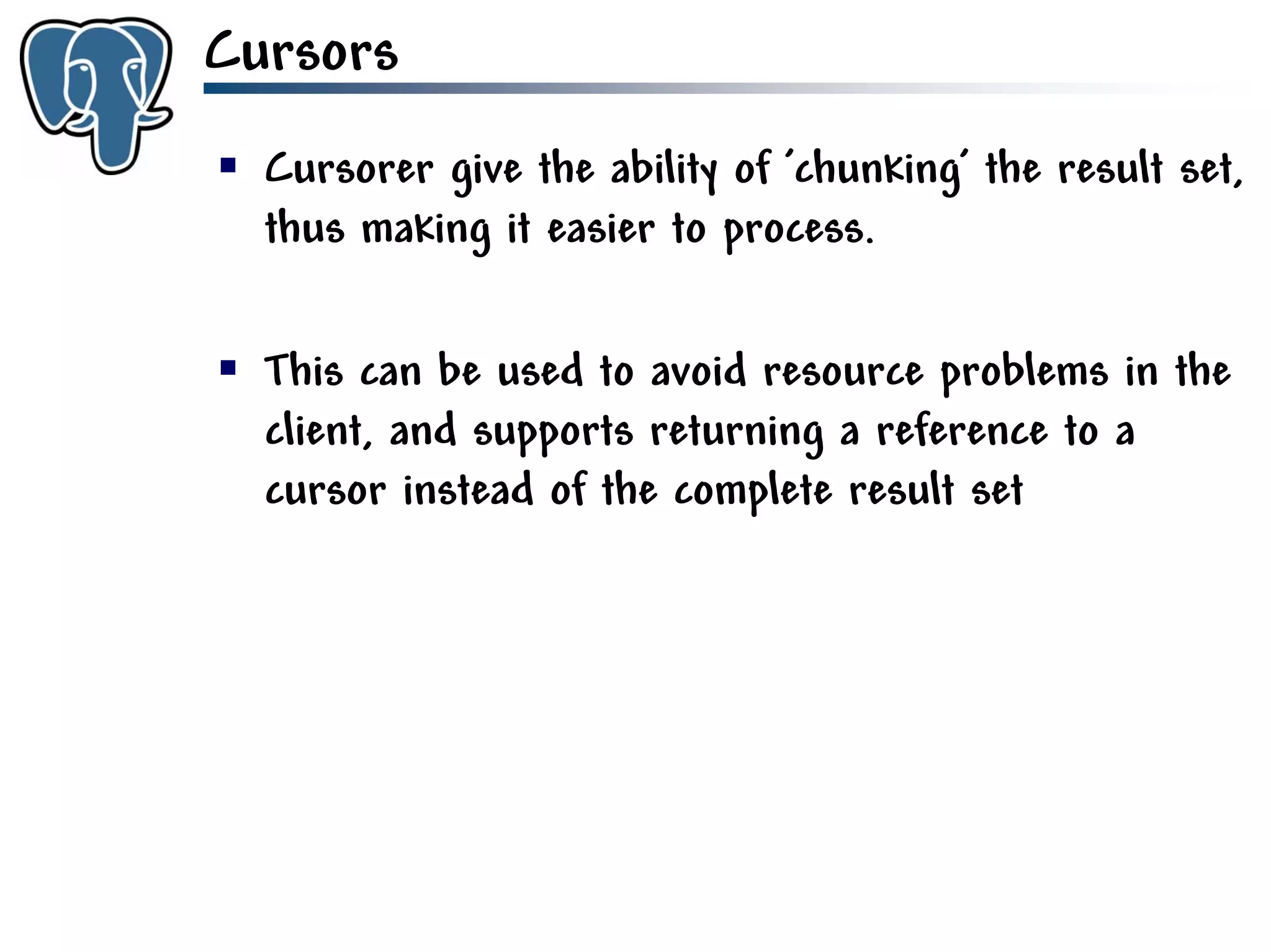 Get to know PostgreSQL!