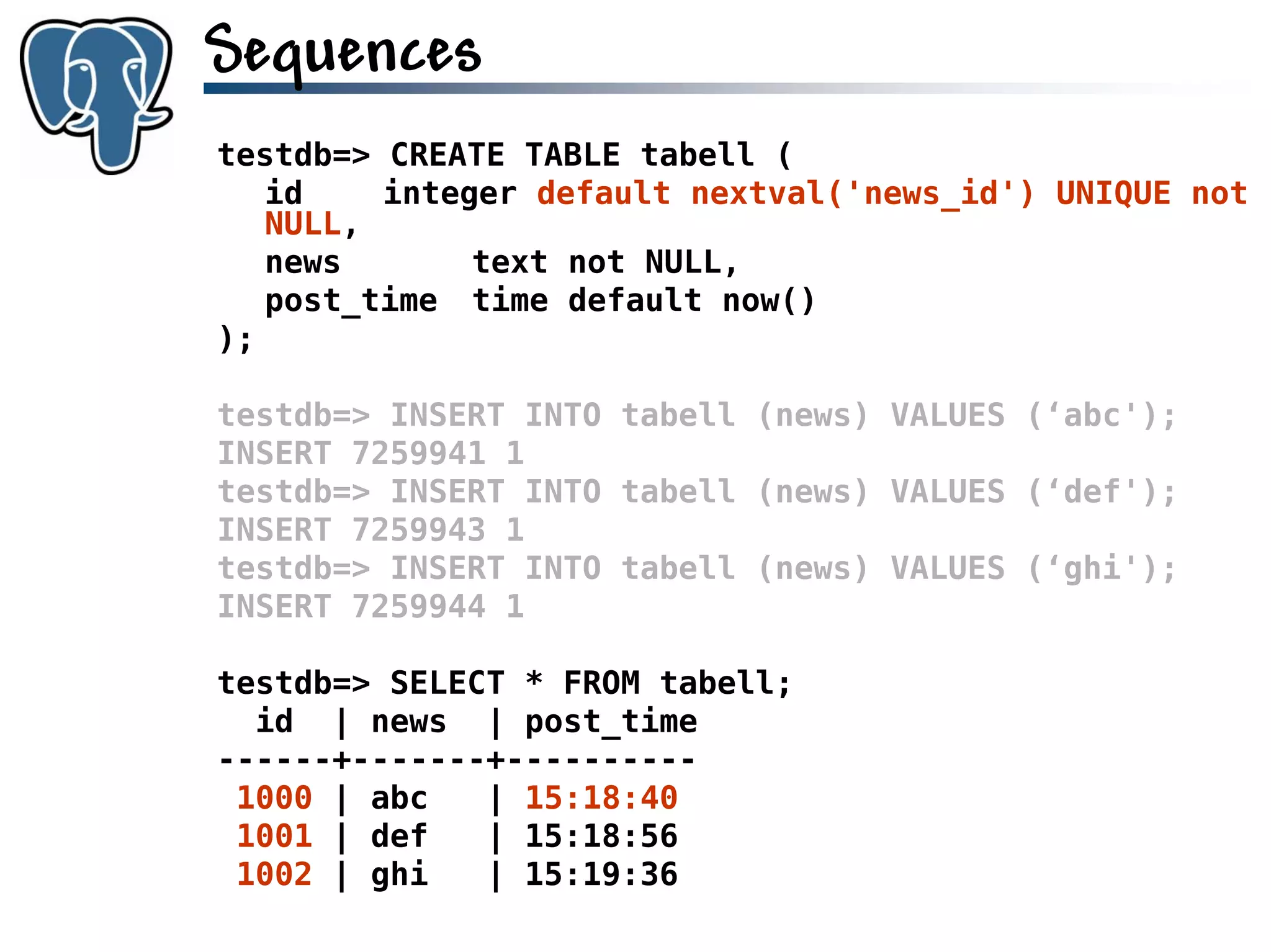 Get to know PostgreSQL!