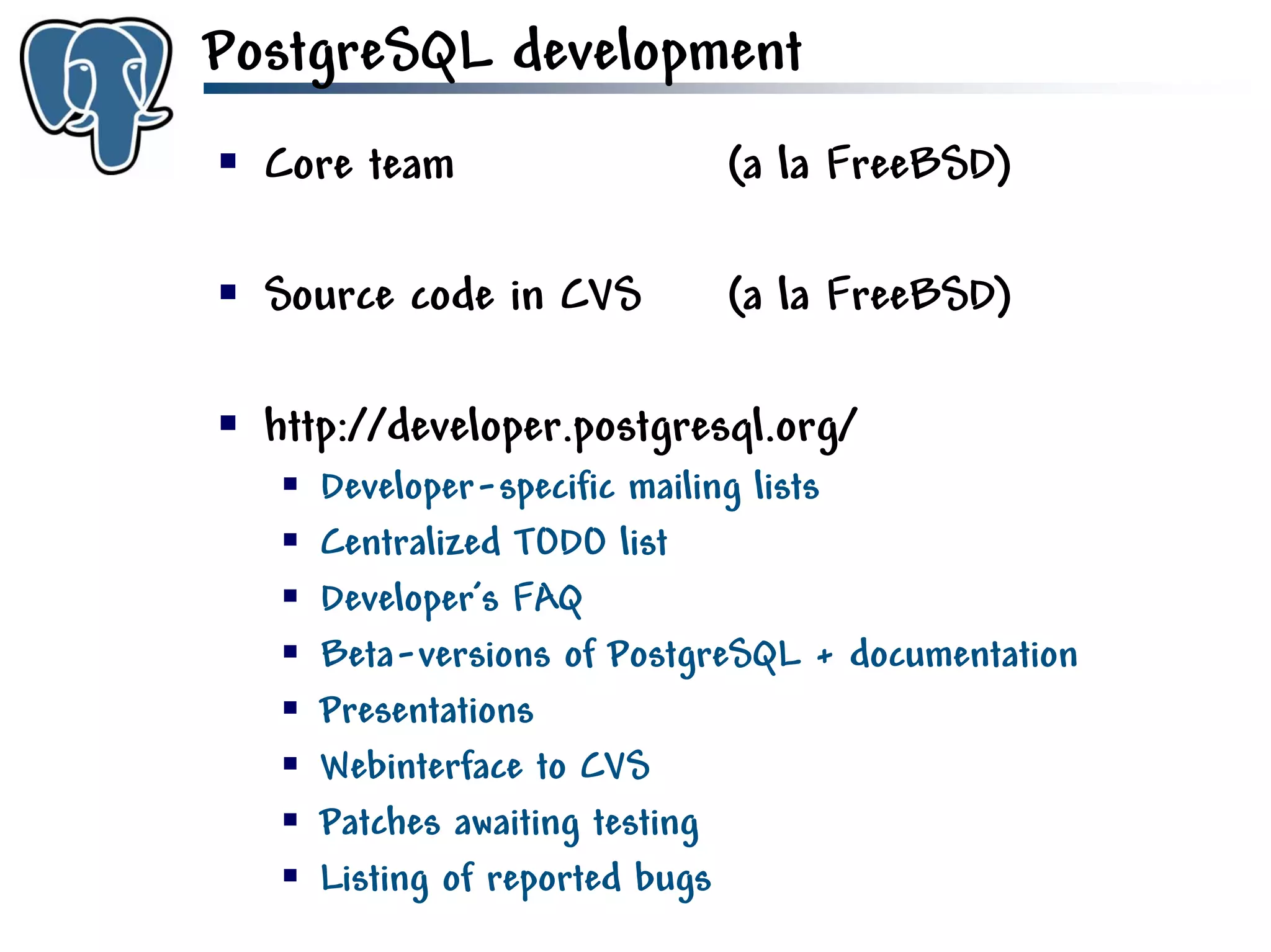 Get to know PostgreSQL!