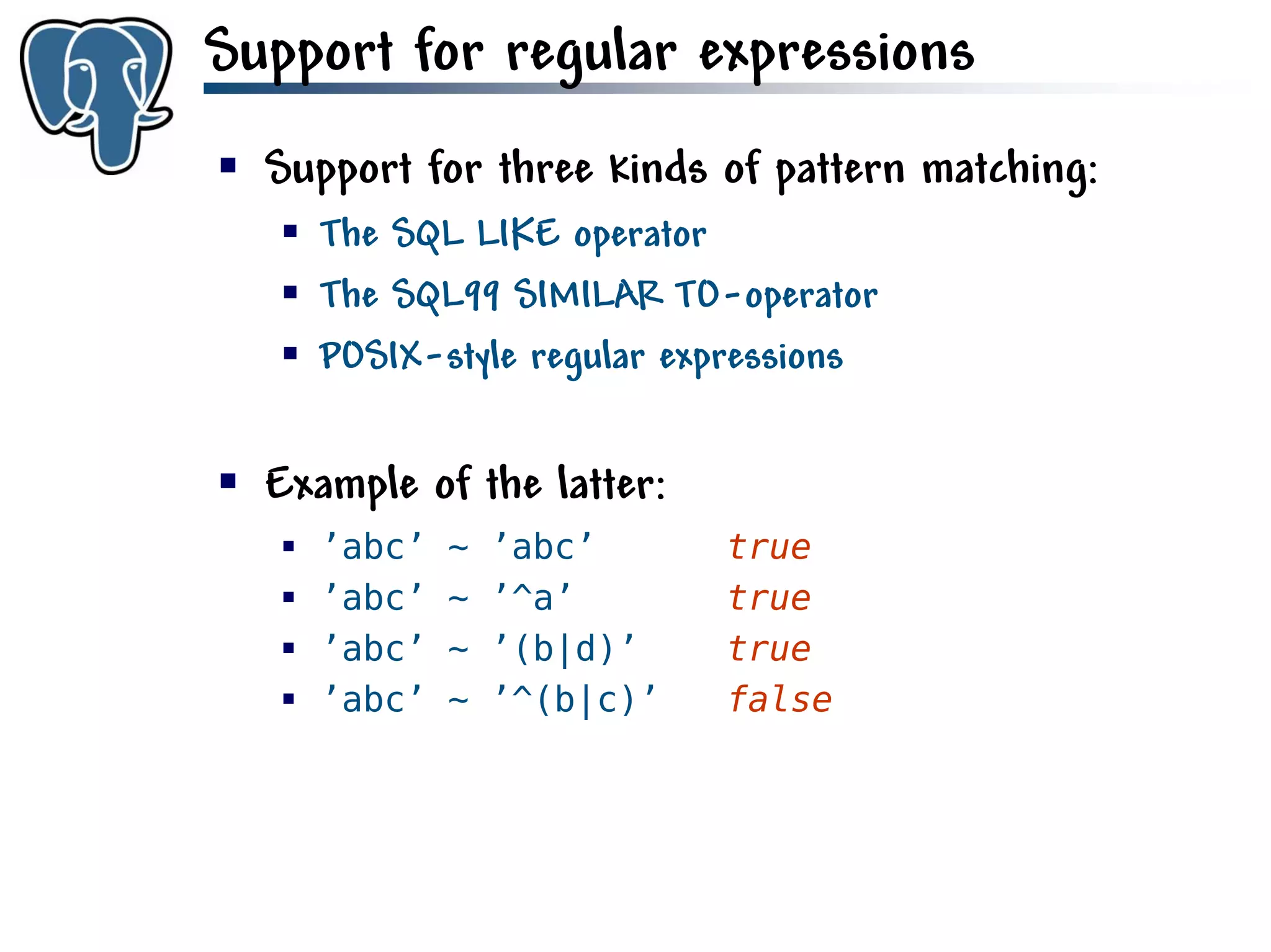 Get to know PostgreSQL!