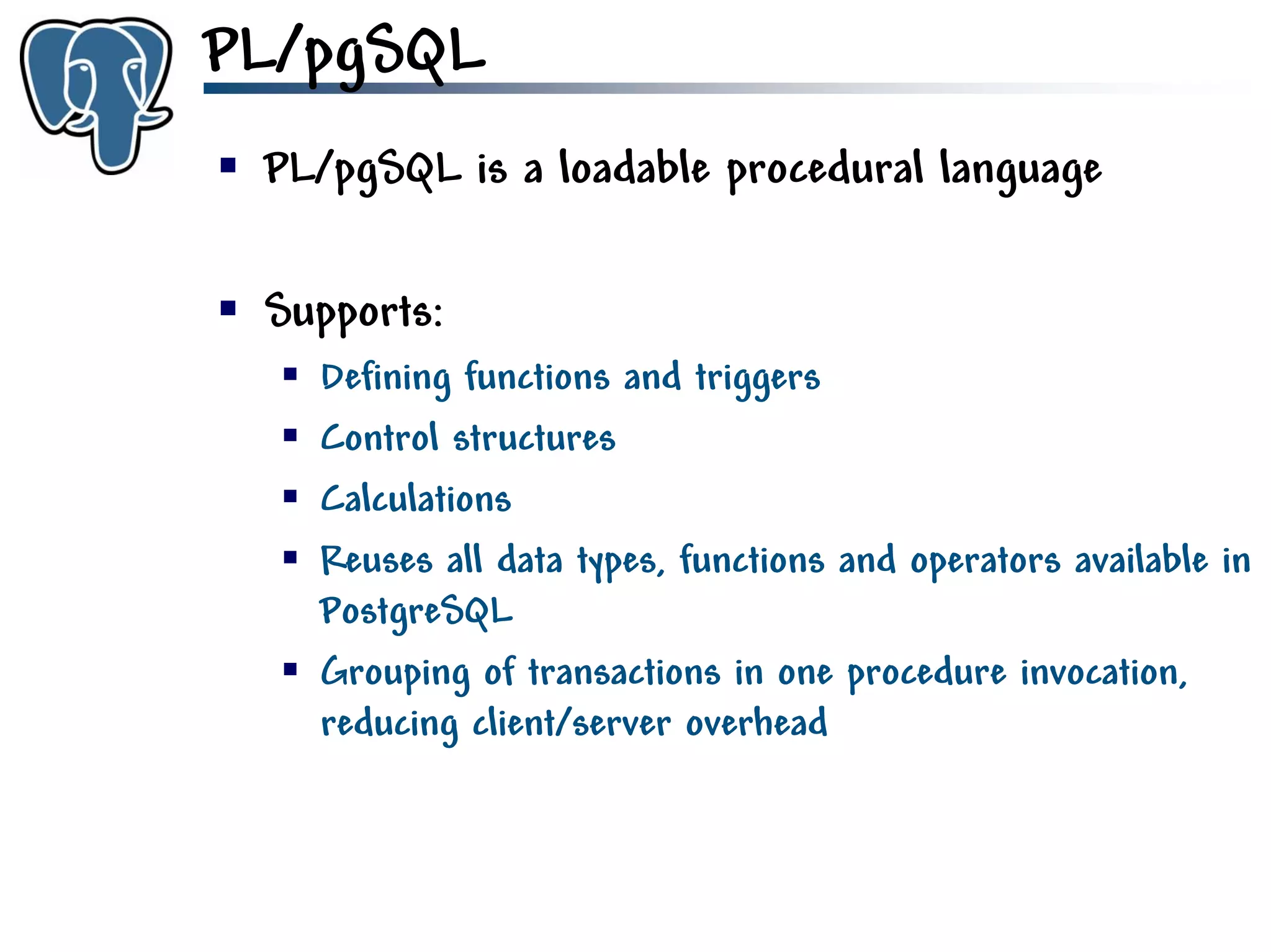 Get to know PostgreSQL!