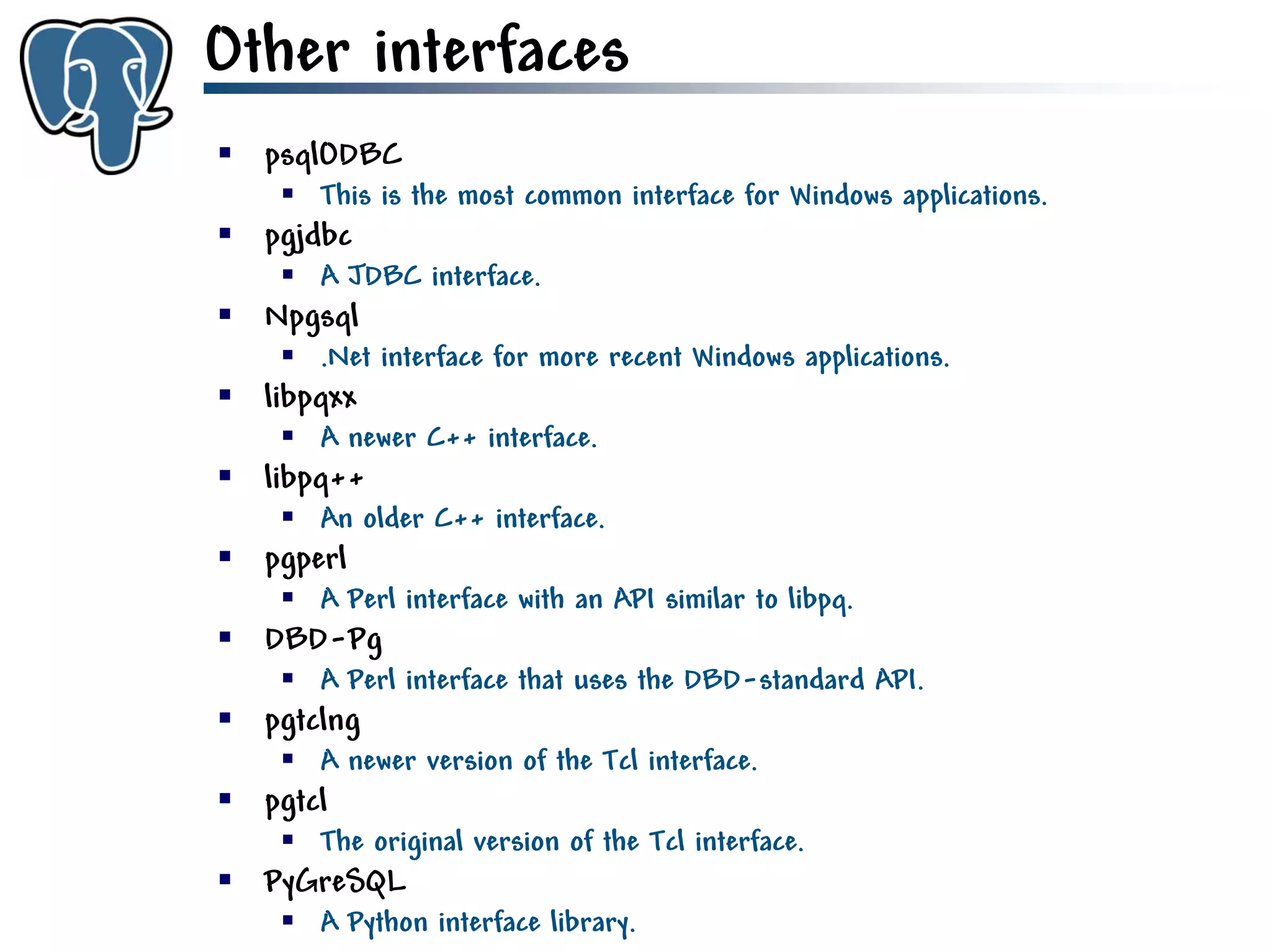 Get to know PostgreSQL!