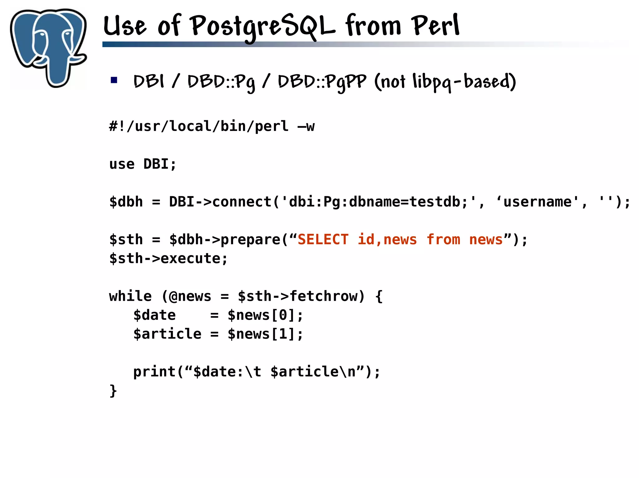 Get to know PostgreSQL!