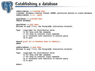 Get to know PostgreSQL!