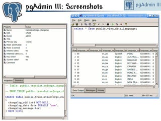 Get to know PostgreSQL!