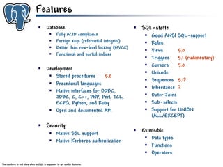 Get to know PostgreSQL!