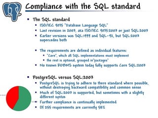 Get to know PostgreSQL!