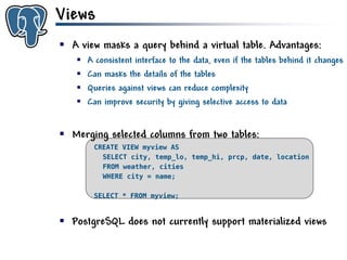 Get to know PostgreSQL!