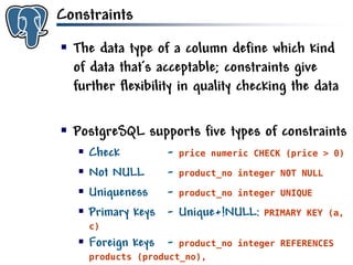 Get to know PostgreSQL!
