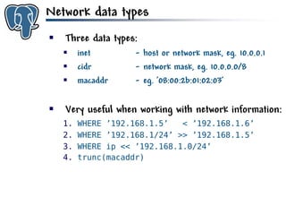 Get to know PostgreSQL!