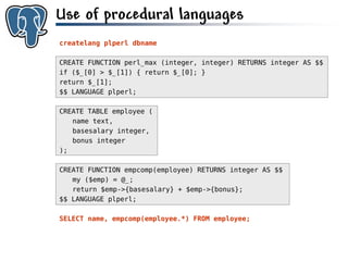 Get to know PostgreSQL!