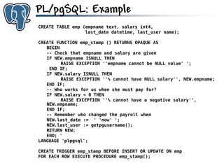 Get to know PostgreSQL!