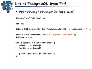 Get to know PostgreSQL!