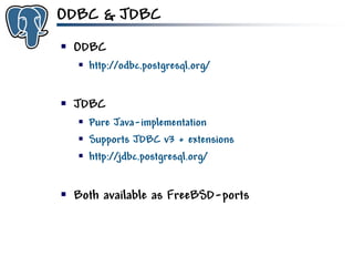 Get to know PostgreSQL!