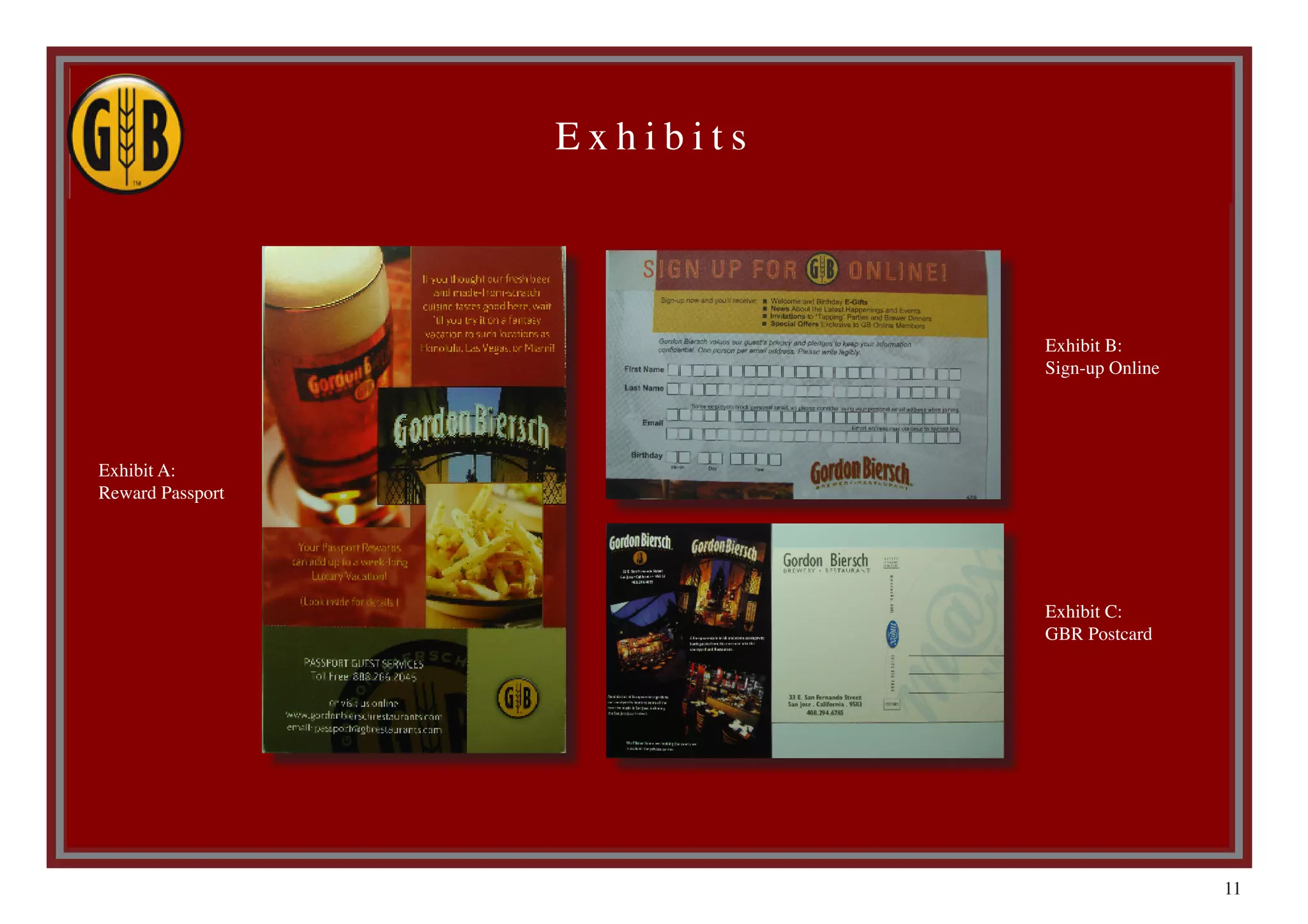 Gordon Biersch Final Book