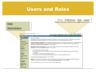Users and Roles 