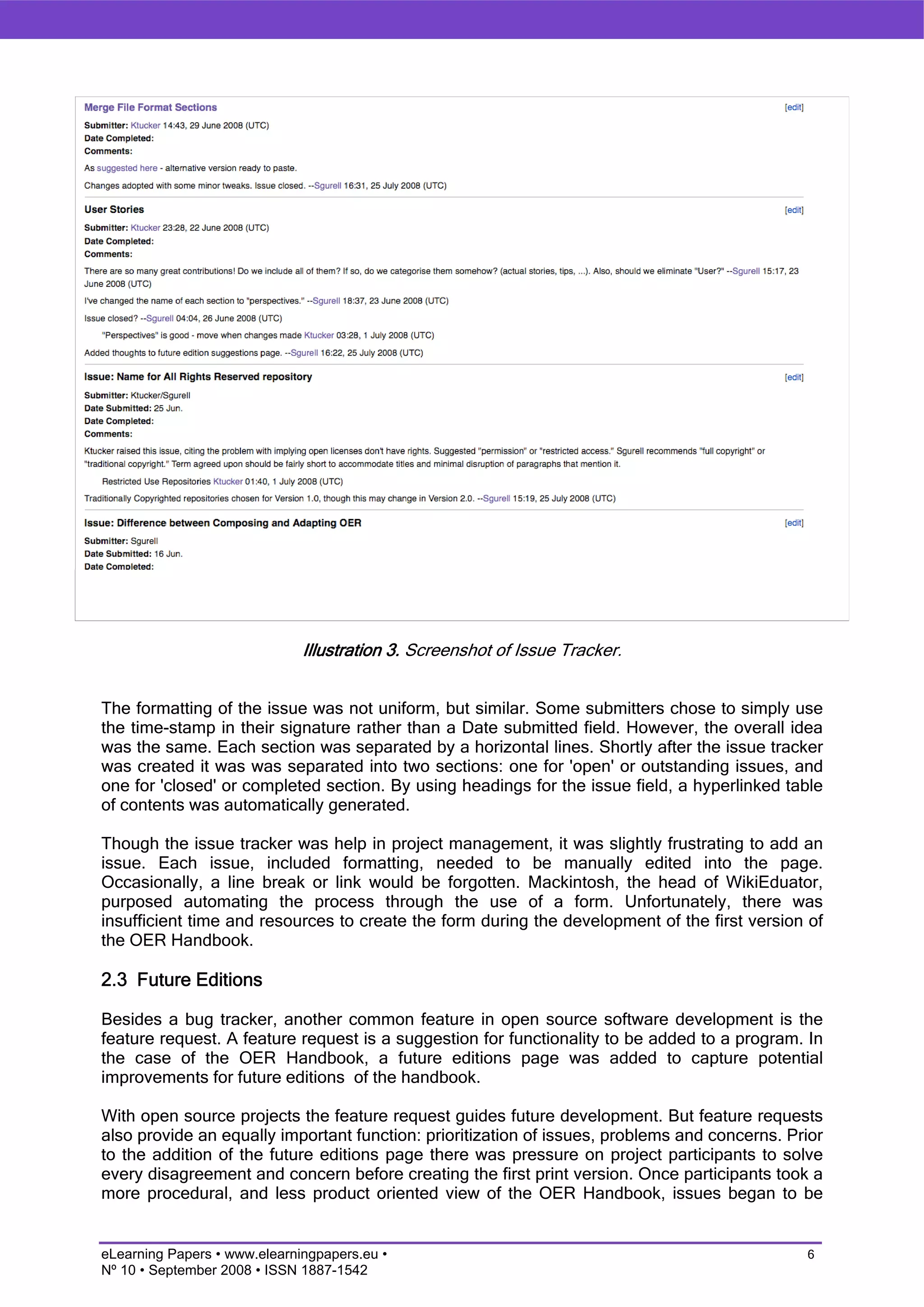 Applying Software Development Paradigms to Open Educational Resources