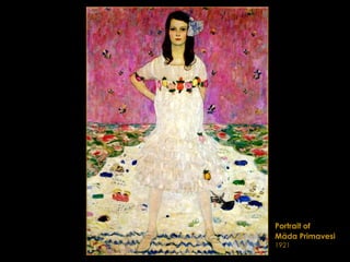 Portrait of  Mäda Primavesi   1921  