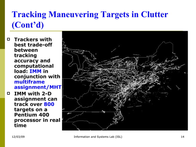 Intro to Multitarget Tracking for CURVE | PPT